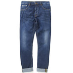 Alma Tapered Denim // Worn Indigo (28WX34L)