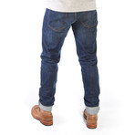 Alma Tapered Denim // Worn Indigo (28WX34L)
