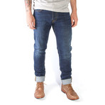 Alma Tapered Denim // Worn Indigo (28WX34L)