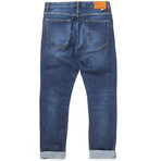 Alma Tapered Denim // Worn Indigo (28WX34L)