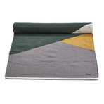 Wool Rug // Horizon Green + Amber + Gray (31.2"L x 93.6"W)