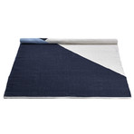 Wool Rug // Horizon Blue + White (31.2"L x 93.6"W)