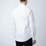 Austin Dress Shirt // White + Light Blue Gingham (XL)