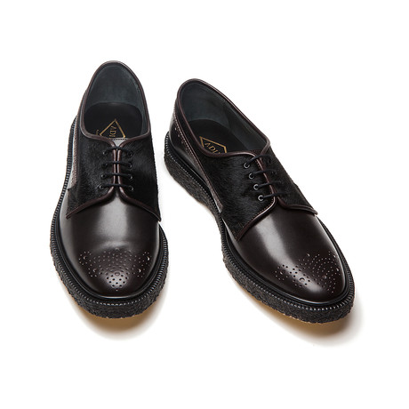 Lace-Up Brogues Derby // Deep Brown + Pony Black (Euro: 39)