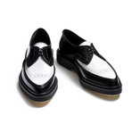 Lace-Up Pointed Creepers // Black + White (Euro: 44)