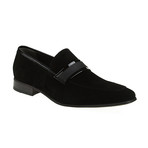 Tony Loafer Shoes // Black Suede (Euro: 45)