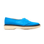 Lace-Up Suede Open Derby // Bright Blue (Euro: 40)