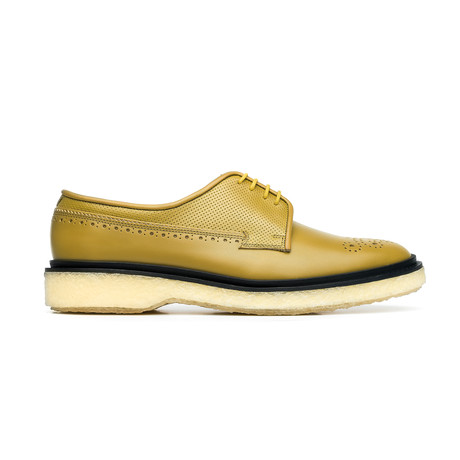 Lace-Up Derby Brogues // Mustard + Perforated (Euro: 40)