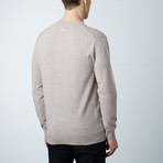 Harper Cashmere V-Neck Sweater // Sand (XL)