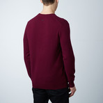 Harper Cashmere V-Neck Sweater // Plum (XL)