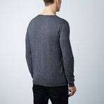 Nobel Wool + Cashmere V-Neck Sweater // Grey (L)