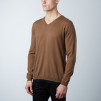 Nobel Wool + Cashmere V-Neck Sweater // Taba (M)