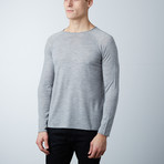 Nobel Wool + Cashmere Raglan Sweater // Light Grey (S)