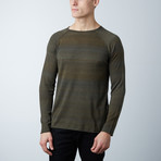 Nobel Wool + Cashmere Raglan Sweater // Dark Green (M)