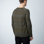 Nobel Wool + Cashmere Raglan Sweater // Dark Green (M)