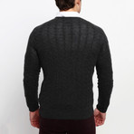 Amerigo Cashmere Blend V-Neck Sweater // Anthracite (2XL)