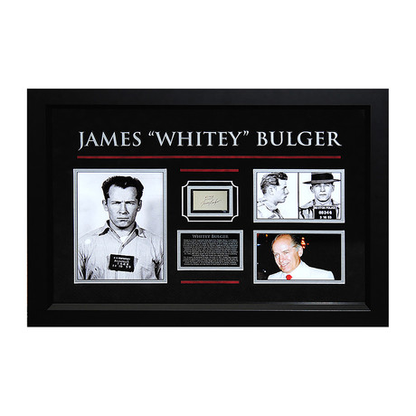 Signed Signature Collage // James "Whitey" Bulger