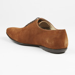 Suede Plain Toe Lace Up // Tabaco (US: 8.5)