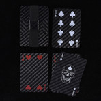 Premium Carbon Fiber Playing Poker Card // Class Edition