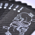 Premium Carbon Fiber Playing Poker Card // Class Edition