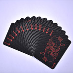 Premium Carbon Fiber Playing Poker Card // Class Edition