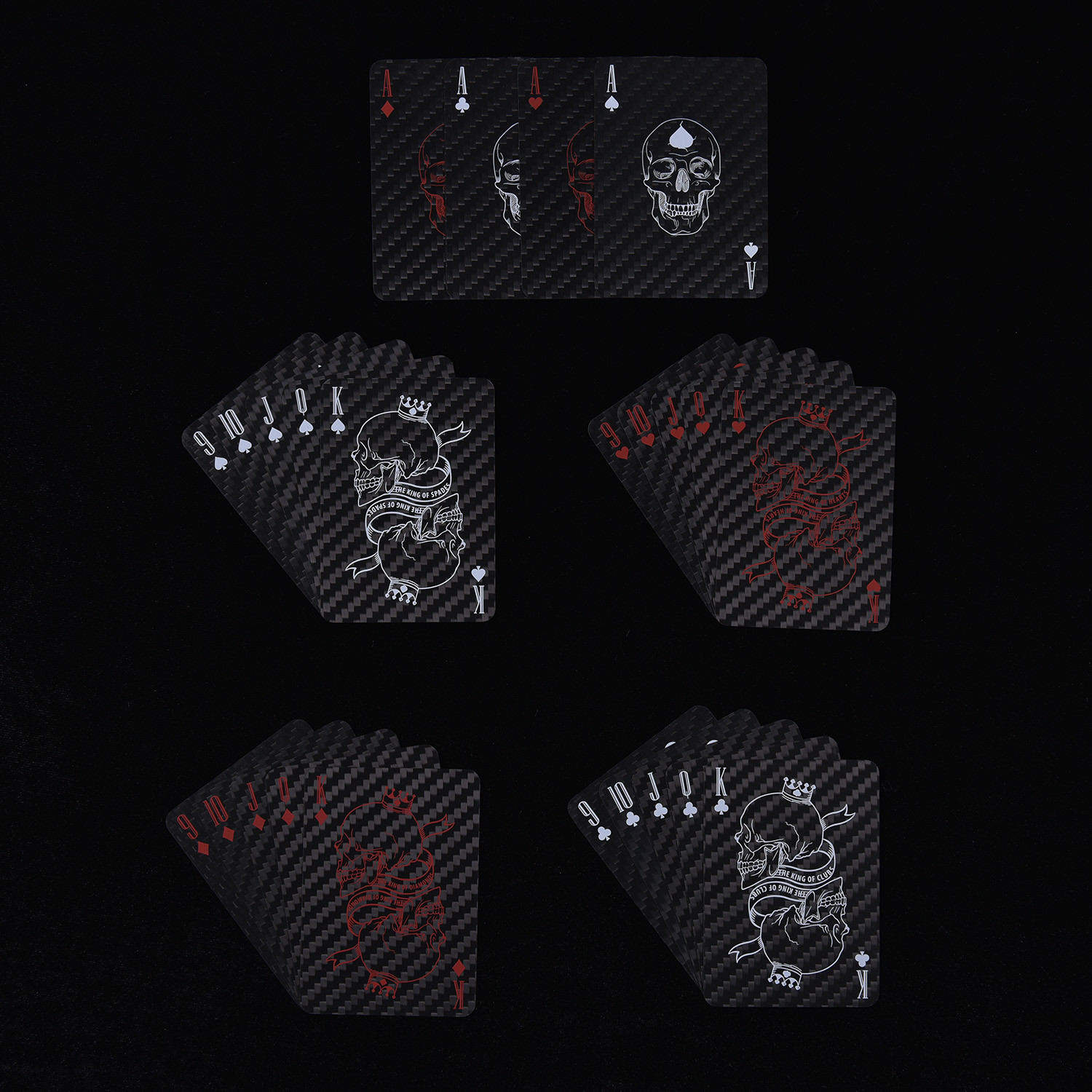 Premium Carbon Fiber Playing Poker Card // Class Edition - POSH - Touch ...