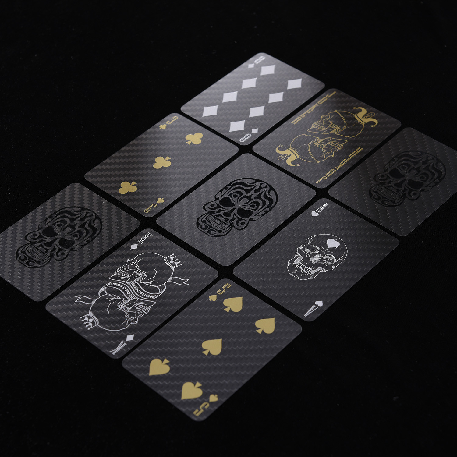 Premium Carbon Fiber Playing Poker Card // Grand Edition - POSH - Touch ...