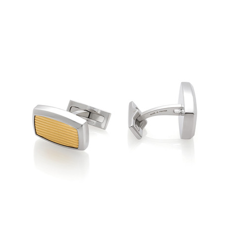 S.T. Dupont Guilloche Style Cufflinks // 005503