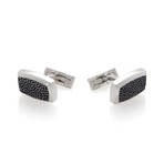 S.T. Dupont "Stingray" Decor + Palladium Finish Cufflinks // 005506 // New