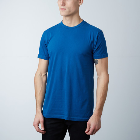 Premium Crew Neck T-Shirt // Cobalt Blue (S)