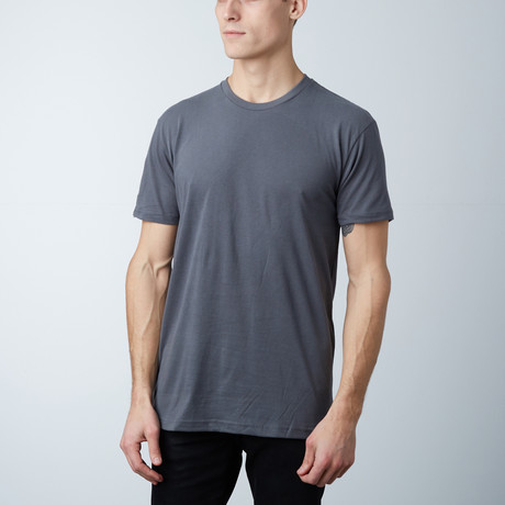 Premium Crew Neck T-Shirt // Charcoal (S)