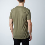 Premium Crew Neck T-Shirt // Military Green (L)