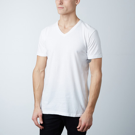 Premium V-Neck T-Shirt // White (S)