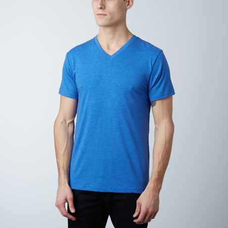Premium V-Neck T-Shirt // Premium Blue (S)