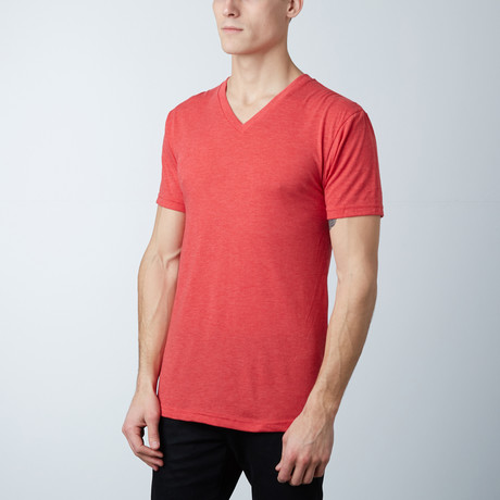 Premium V-Neck T-Shirt // Premium Red (S)