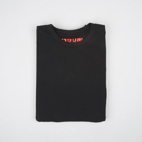 Premium Crew Neck T-Shirt // Black // Pack of 3 (S)