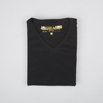 Premium V-Neck T-Shirt // Black // Pack of 3 (XL)