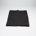 Wool Tweed Cowl // Charcoal Melange