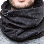 Cotton Tweed Cowl // Houndstooth Check