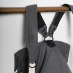 Reilly Rolltop Backpack // Slate Grey