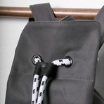 Reilly Rolltop Backpack // Slate Grey