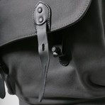 Reilly Rolltop Backpack // Slate Grey