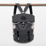 Reilly Rolltop Backpack // Slate Grey
