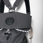 Reilly Rolltop Backpack // Slate Grey