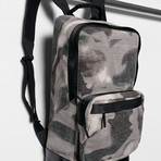 Cillian Zip Top Backpack // Granite Camouflage