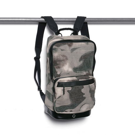 Cillian Zip Top Backpack // Granite Camouflage