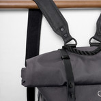 Ronan Rolltop Laptop Backpack // Slate Grey