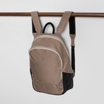 Dara Zip Top Backpack // Khaki