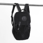 Ryan Flapover Backpack // Black + Black