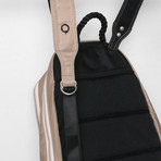 Dara Zip Top Backpack // Khaki